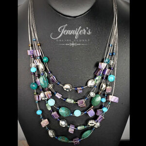 3/$25 Sonoma NWT Silver Multi-Strand Necklace